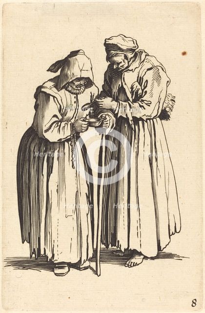 Two Beggar Women. Creator: Unknown.