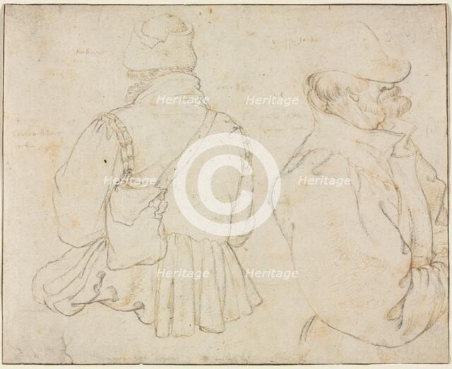 Two Bohemian Peasants in Half-Length, c. 1605-1610. Creator: Roelant Savery (Flemish, 1576-1639).