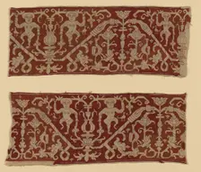 Two Border Fragments, Spain, Late 16th/early 17th century. Creator: Unknown