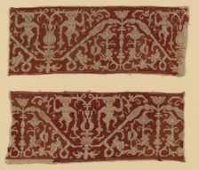 Two Border Fragments, Spain, Late 16th/early 17th century. Creator: Unknown