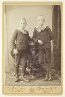 Two Boys, 1870/99. Creator: L. W. Felt