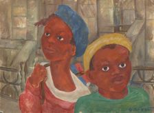 Two Boys, ca.1935 - 1943. Creator: G Kahn