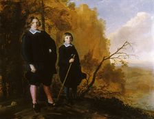 Two Boys in a Landscape, 1650-1655. Creator: Herman Mijnerts Doncker