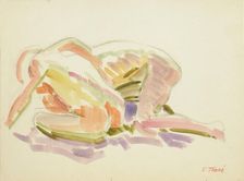 Two boys playing. Creator: Verner Thome