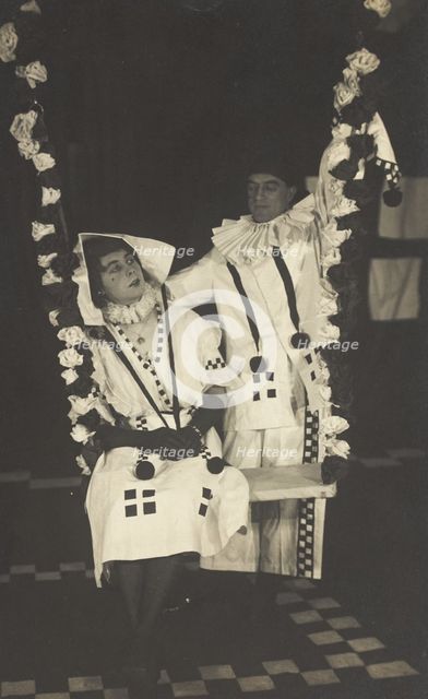 Two British soldiers performing as clowns for "The Timbertown Follies...(between 1910 and 1919?). Creator: Unknown.