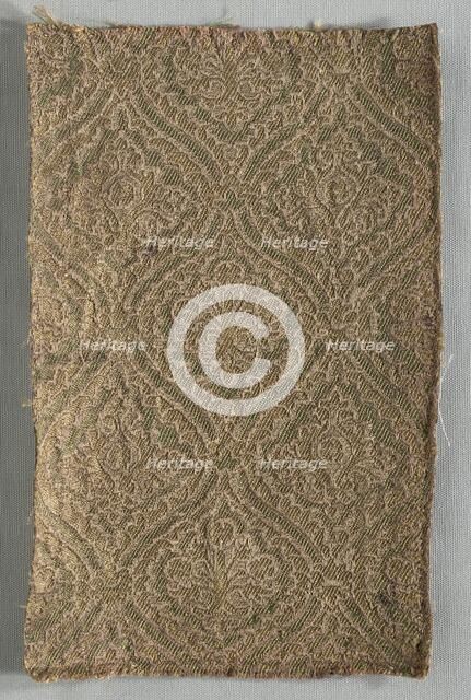 Two Brocaded Fragments, late 1500s. Creator: Unknown.