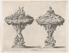 Two Cups, 16th-17th century. Creator: Rene Boyvin