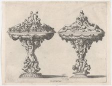 Two Cups, 16th-17th century. Creator: Rene Boyvin