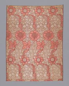Two Curtains (Original Design Entitled "Kennet"), England, 1883 (produced 1887). Creator: William Morris