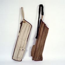 Two canvas Sunday golf bags, c1914. Creator: Unknown