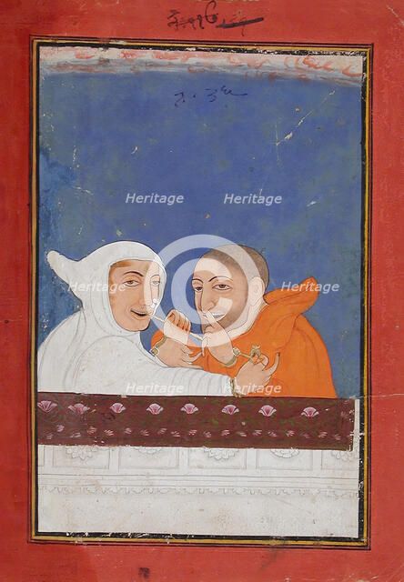 Two Caricatures, between c1760 and c1770. Creator: Unknown.