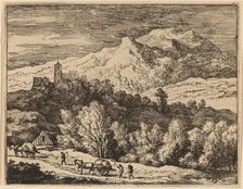 Two Carts, probably c. 1645/1656. Creator: Allart van Everdingen