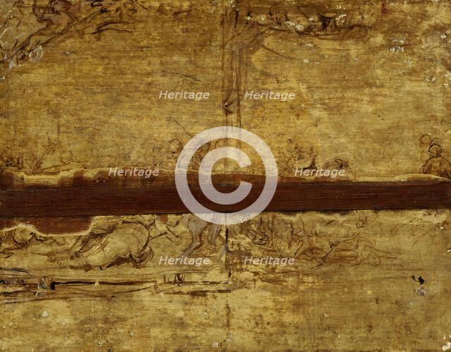 Two Cavalry Battles, 1627-1628. Creator: Peter Paul Rubens.