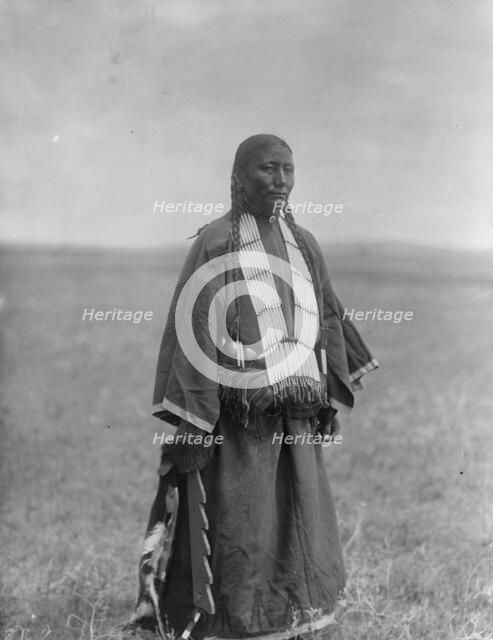 Two Charger Woman, c1907. Creator: Edward Sheriff Curtis.