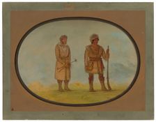 Two Cherokee Chiefs, 1861/1869. Creator: George Catlin