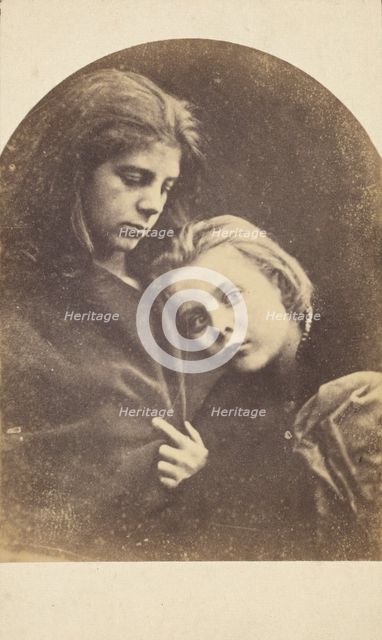 Two Children, 1870. Creator: Julia Margaret Cameron.
