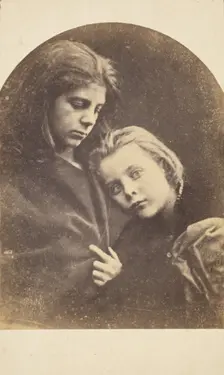 Two Children, 1870. Creator: Julia Margaret Cameron