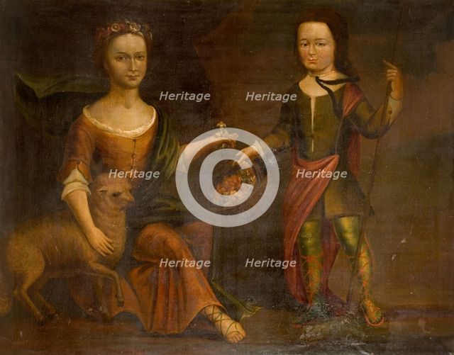 Two Children Of The Holte Family, 1800. Creator: Unknown.