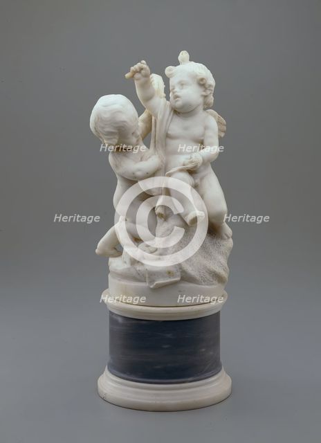 Two Children Personifying Music, between 1775 and 1800. Creator: Unknown.