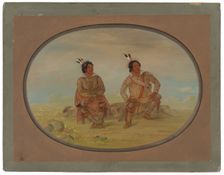 Two Choctaw Indians, 1861/1869. Creator: George Catlin
