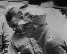 Two Commonwealth Officers, 1943. Creator: British Pathe Ltd