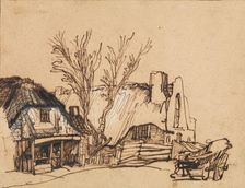Two Cottages, ca. 1636. Creator: Rembrandt Harmensz van Rijn