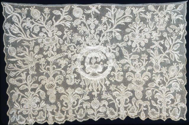 Two Cravat Ends, Italy, 1701/25. Creator: Unknown.