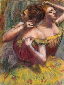 Two Dancers 1898-1899. Artist: Edgar Degas