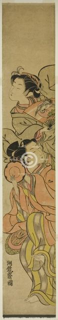 Two Dancers, c. 1772. Creator: Isoda Koryusai.