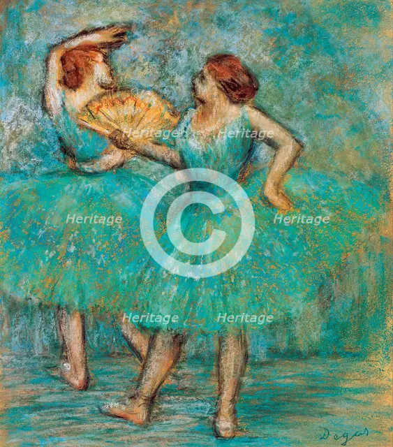Two Dancers, c. 1905. Artist: Degas, Edgar (1834-1917)