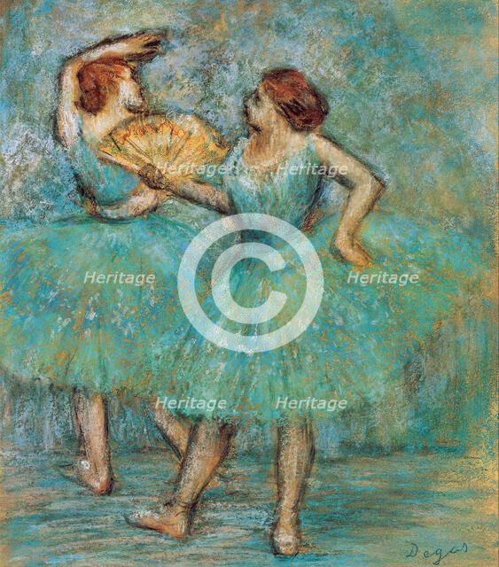 Two Dancers, c. 1905. Artist: Degas, Edgar (1834-1917)