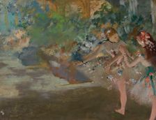 Two Dancers on a Stage, c1880. Creator: Degas, Edgar (1834-1917)