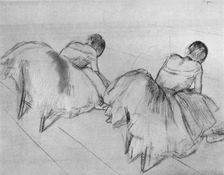Two Dancers Resting c20th century. Artist: Edgar Degas