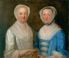 Two Daughters of George Alexander, Advocate, 1740s. Creator: John Alexander