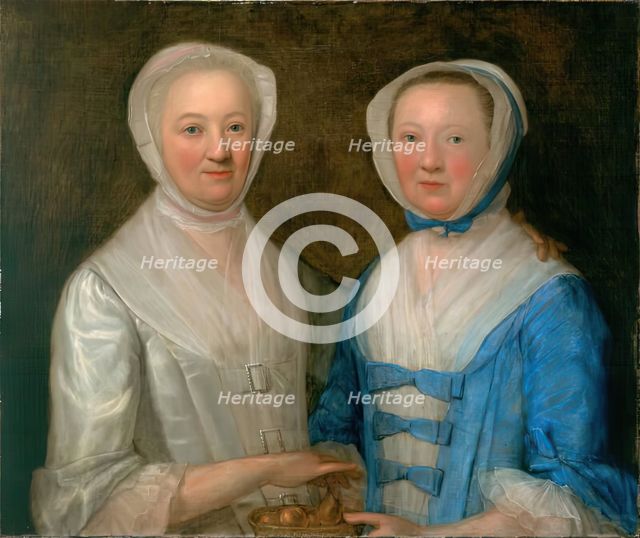 Two Daughters of George Alexander, Advocate, 1740s. Creator: John Alexander.