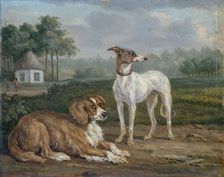 Two Dogs, 1810-1855. Creator: Jan Dasveldt