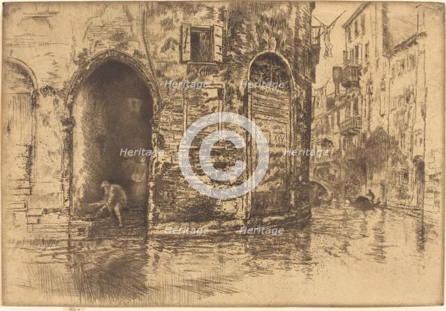 Two Doorways, 1880. Creator: James Abbott McNeill Whistler.