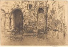 Two Doorways, 1880. Creator: James Abbott McNeill Whistler