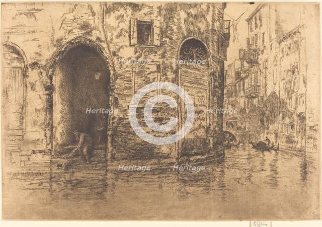 Two Doorways, 1880. Creator: James Abbott McNeill Whistler.