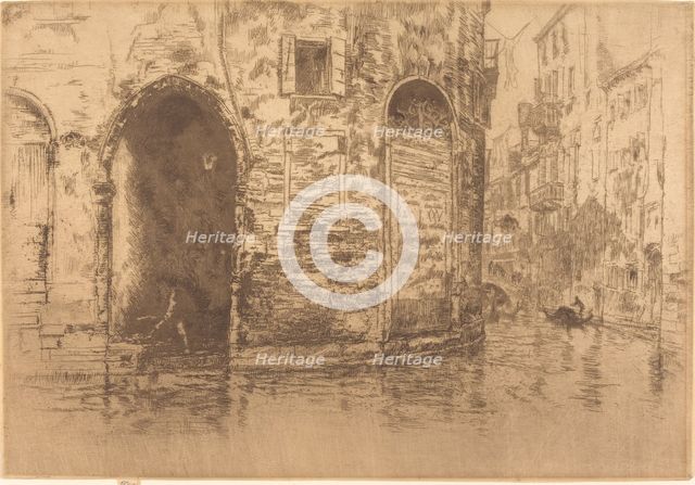 Two Doorways, c. 1879/1880. Creator: James Abbott McNeill Whistler.