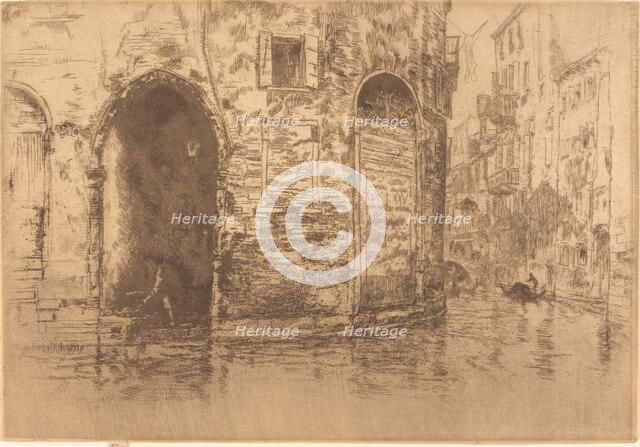 Two Doorways, c. 1879/1880. Creator: James Abbott McNeill Whistler.