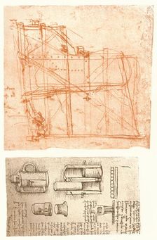 Two drawings, c1472-c1519 (1883). Artist: Leonardo da Vinci