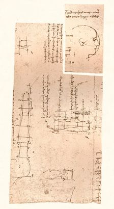 Two drawings illustrating the theory of the proportions of the human figure, c1472-c1519 (1883). Artist: Leonardo da Vinci