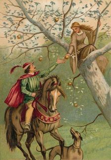 Two-Eyes and the Knight 1901. Artist: Edward Henry Wehnert