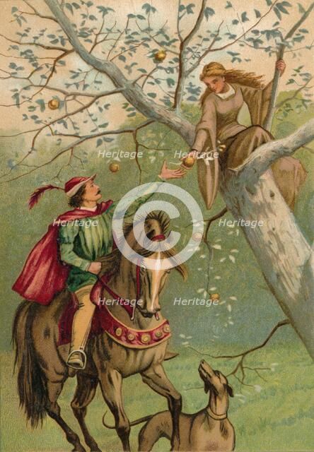 'Two-Eyes and the Knight', 1901. Artist: Edward Henry Wehnert.