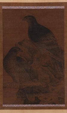 Two Eagles, Ming dynasty, 1368-1644. Creator: Unknown