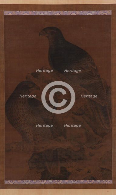 Two Eagles, Ming dynasty, 1368-1644. Creator: Unknown.