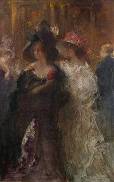 Two elegant ladies, 1910