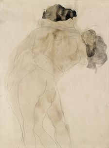 Two embracing figures, c1900. Artist: Auguste Rodin