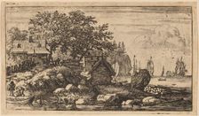 Two Empty Skiffs, probably c. 1645/1656. Creator: Allart van Everdingen
